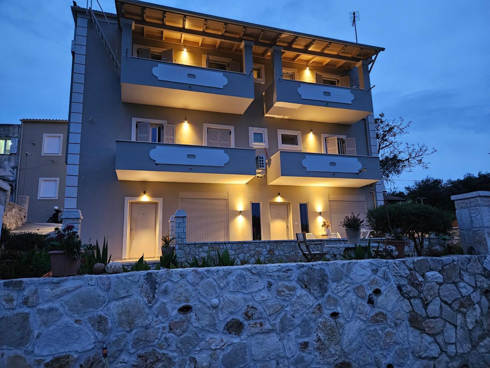 Ferienwohnung Grey Luxury House Ypsos Exterior foto