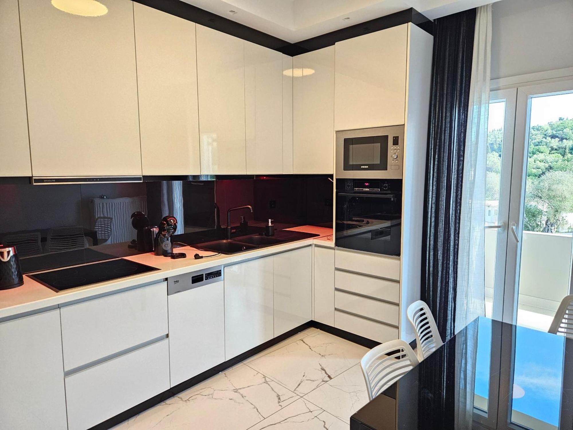 Ferienwohnung Grey Luxury House Ypsos Exterior foto